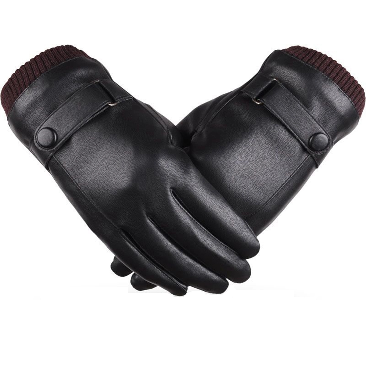 Luxury Leather Touch Screen Gloves 8