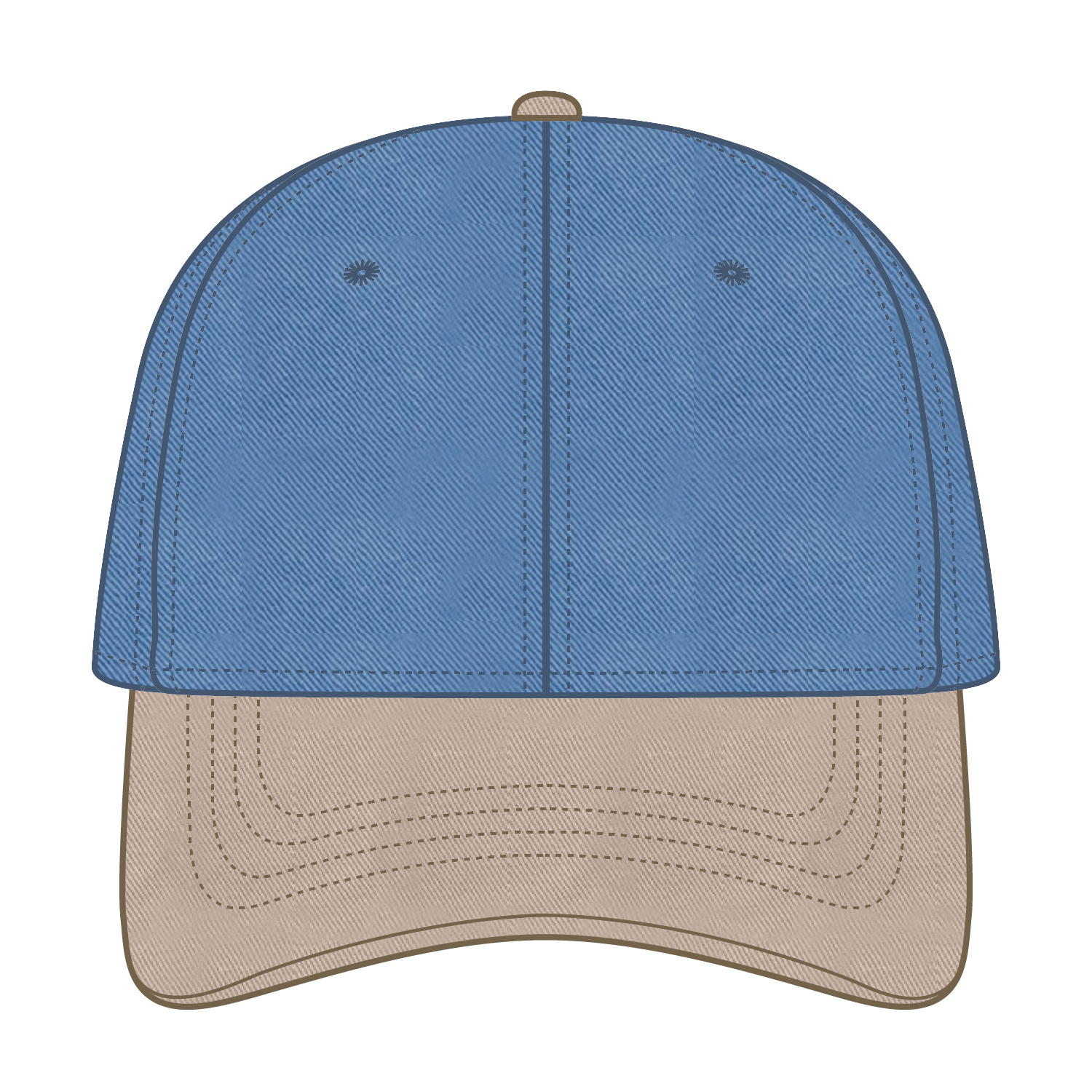 OTTO CAP 6 Panel Low Profile Dad Hat 33