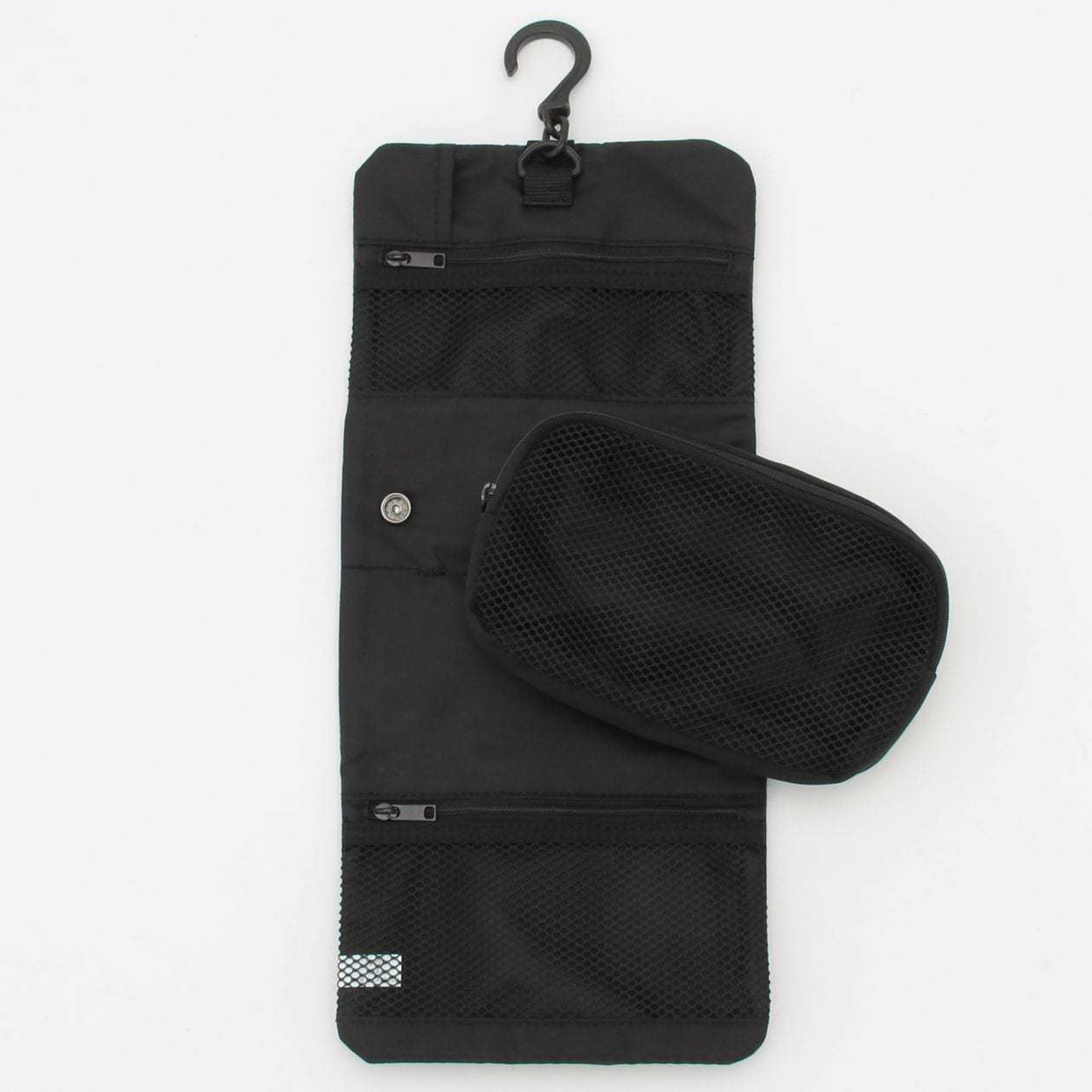 Compact Polyester Toiletry Organizer with Mesh 1