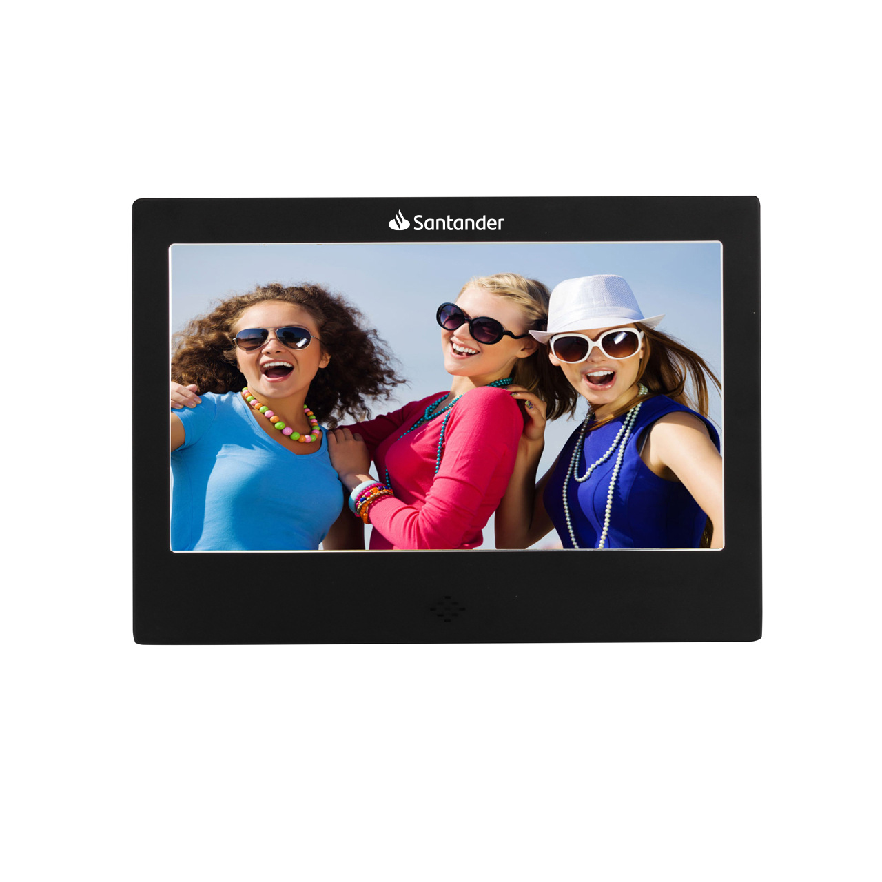 7" LCD Digital Photo Frame W/Brushed Metal Finish 1