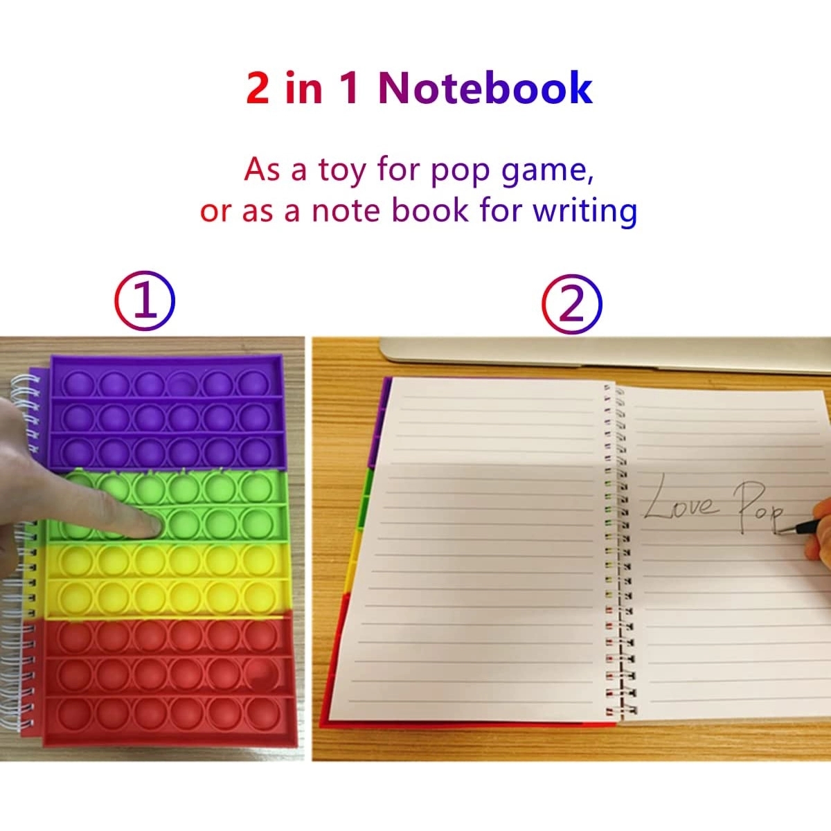 A5 Silicone Bubbles Notebook 5