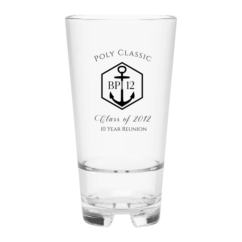 14oz. Acrylic Stacking Tall Glass 2