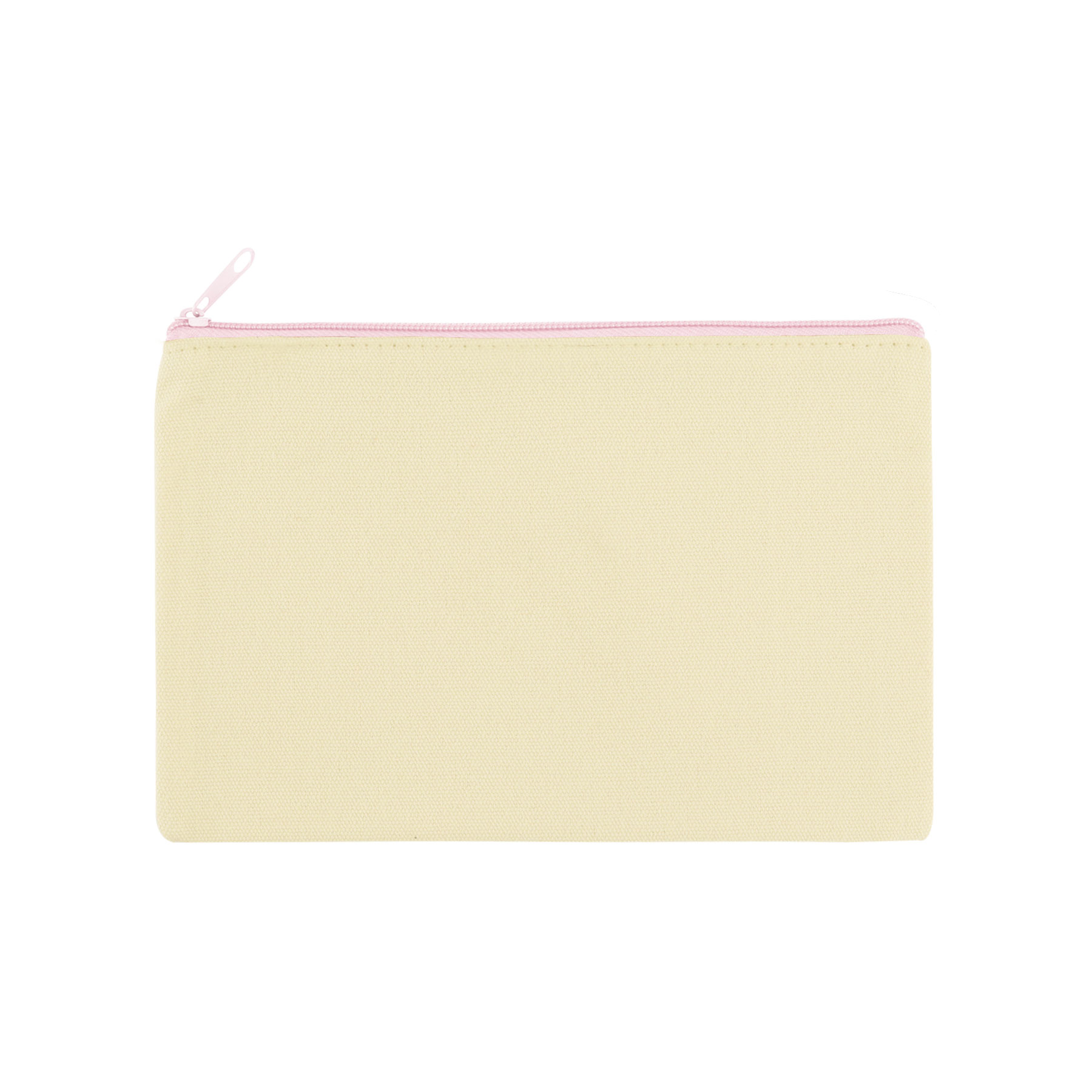9" x 6" Cotton Canvas Zipper Pouch 13