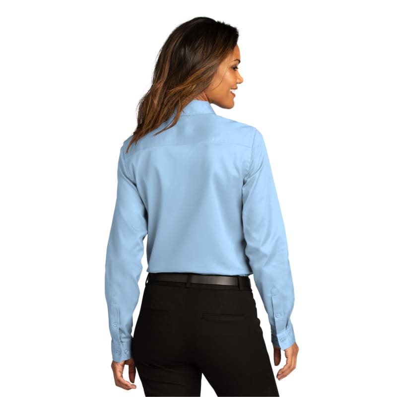 Port Authority Ladies Long Sleeve SuperPro React Twill Shirt. 64