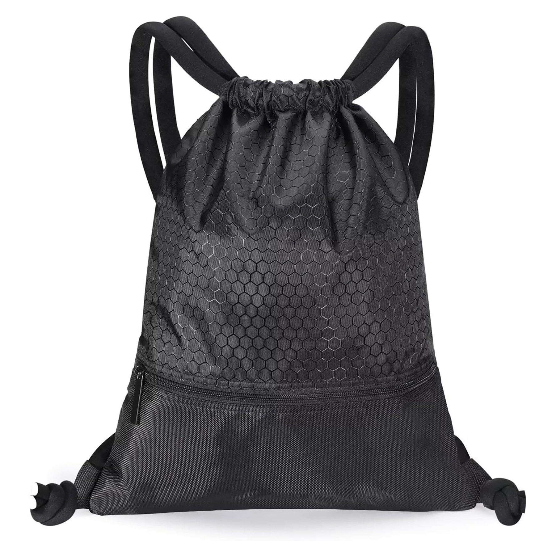 Sports Drawstring Zipper Backpack 6
