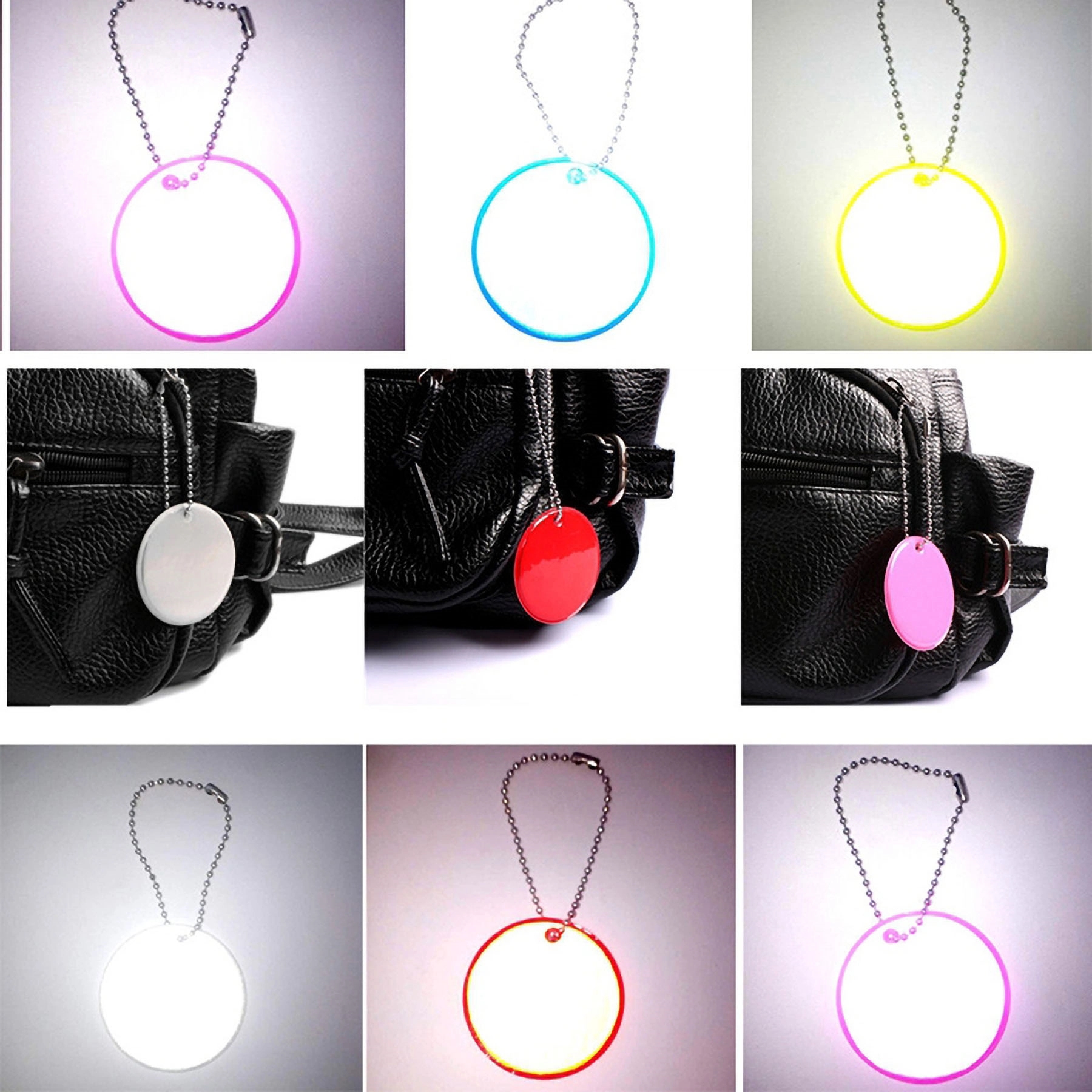 Round Shaped Pendant Safety Reflector