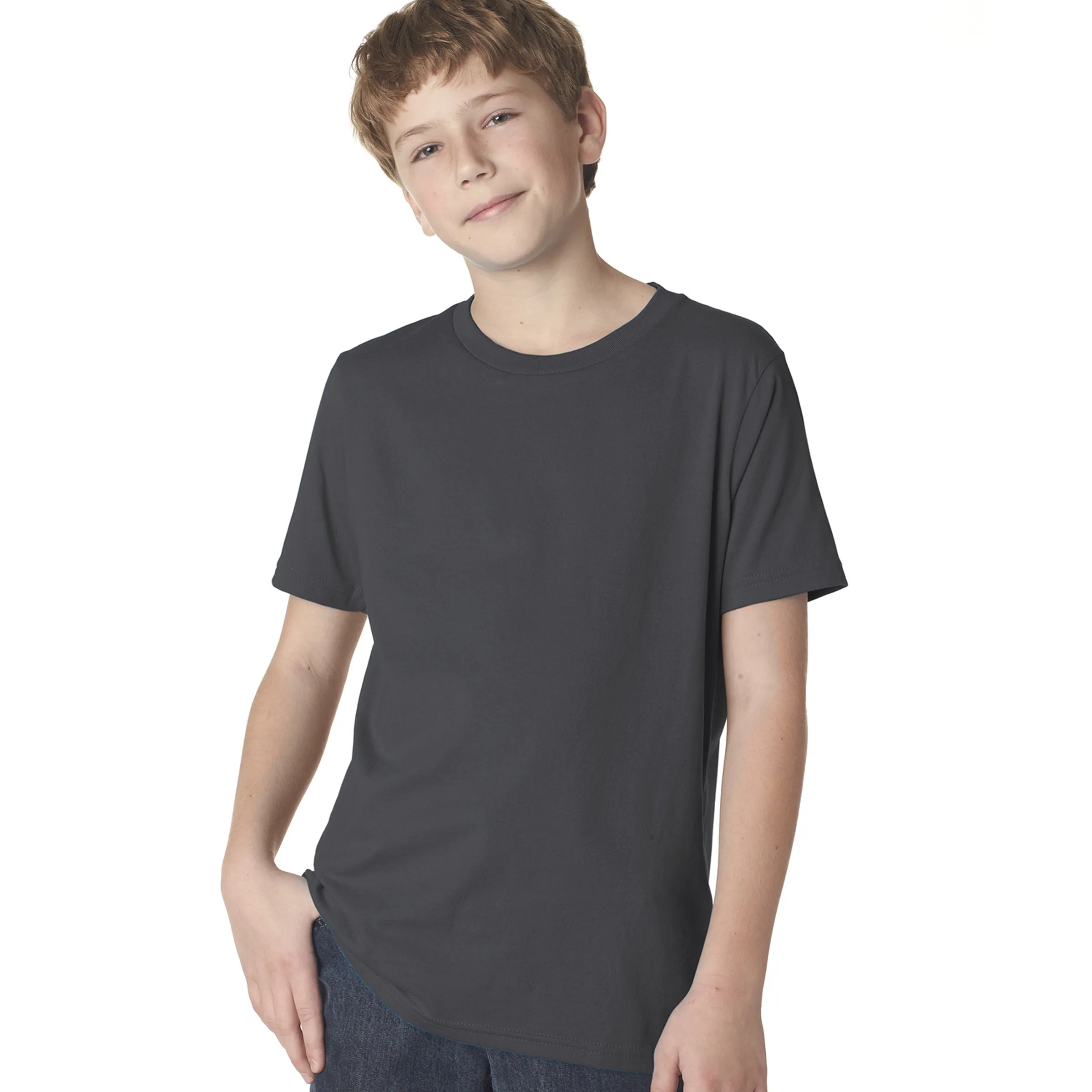 Next Level Youth Boys' Cotton Crew 28