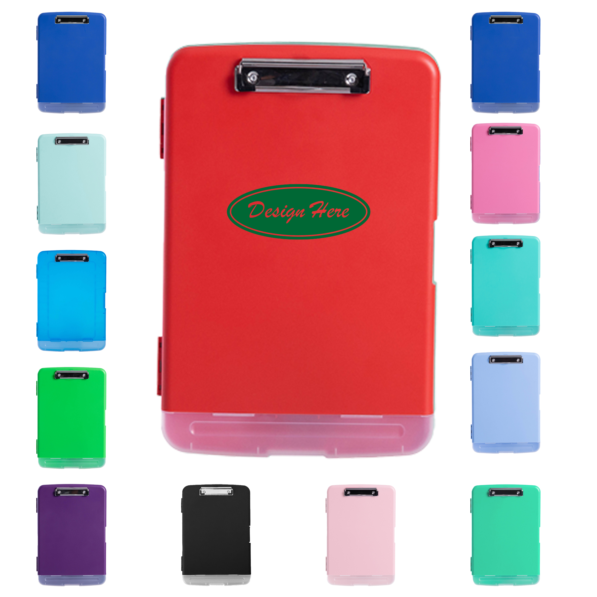 A4 Plastic Clipboard with Storage 2