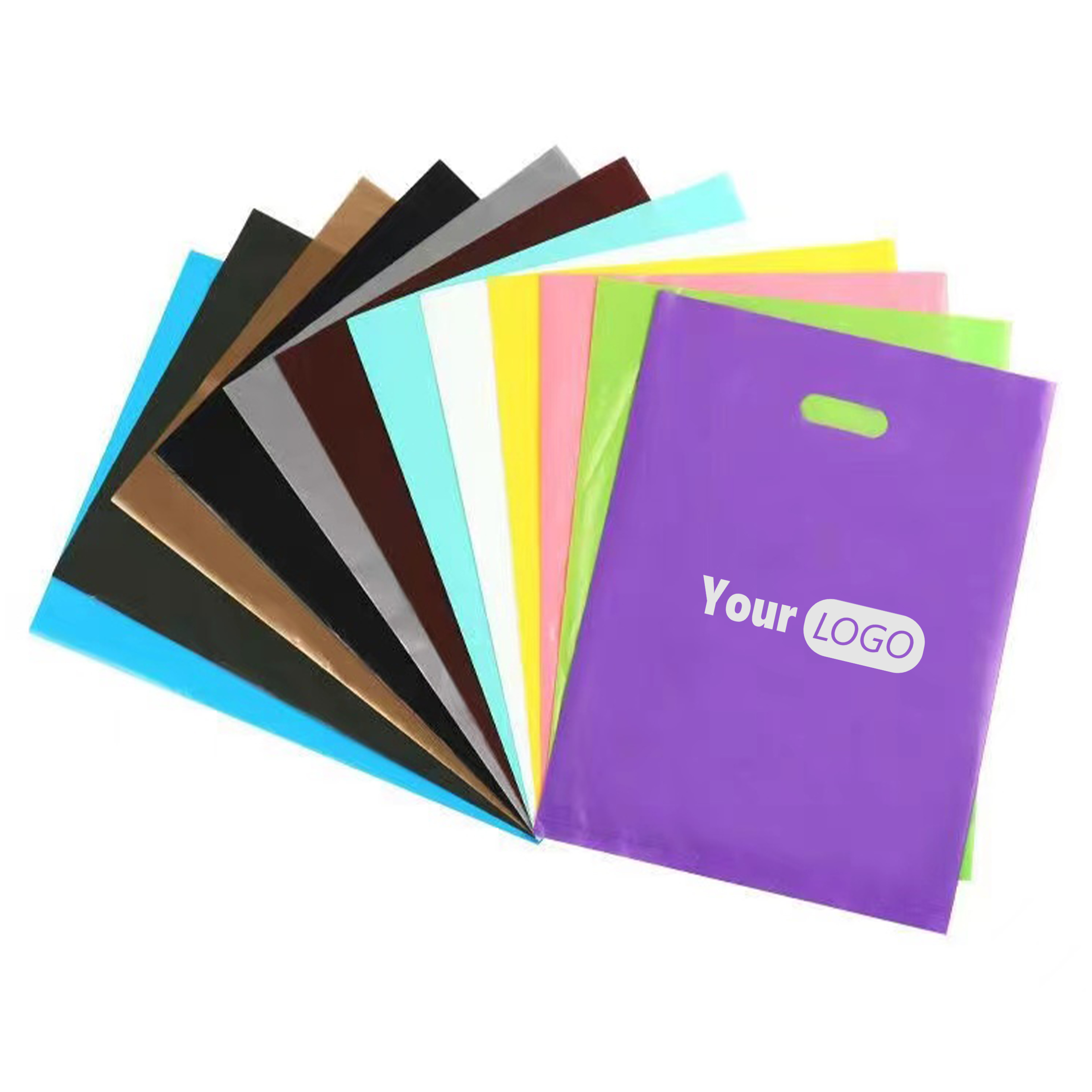 Polyethylene Custom Plastic Gift Bags With Handle 1