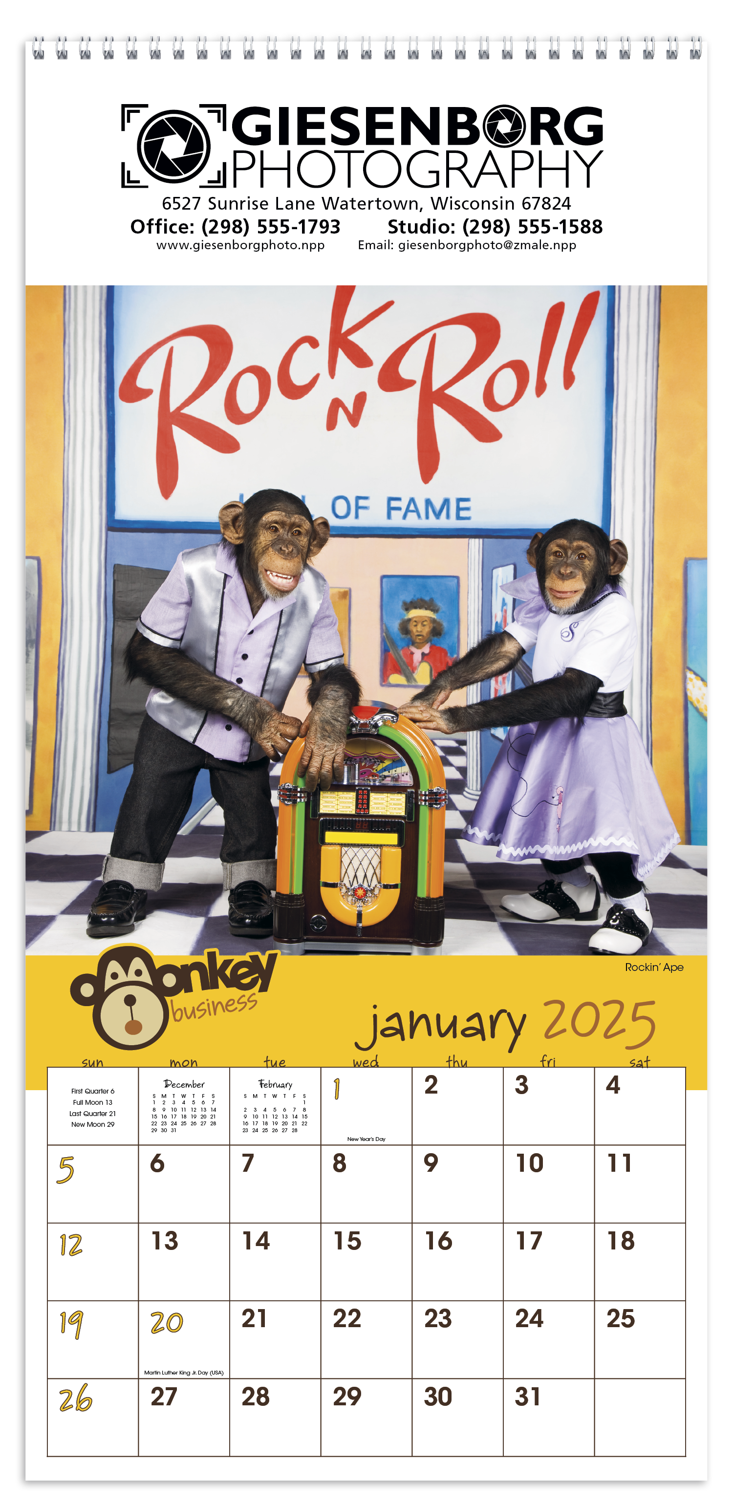 Triumph® Calendars Monkey Business Calendar 20