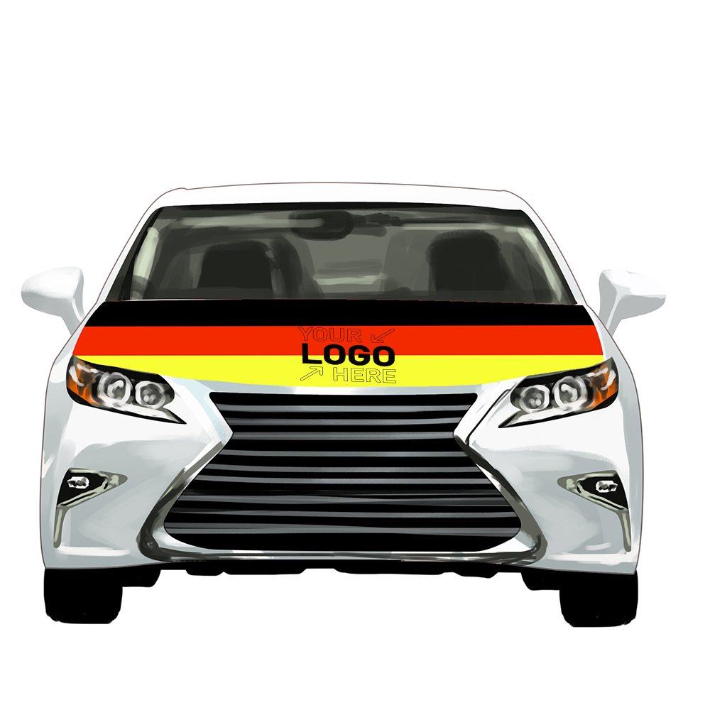Qatar World Cup National Flag Engine Hood Cover 6
