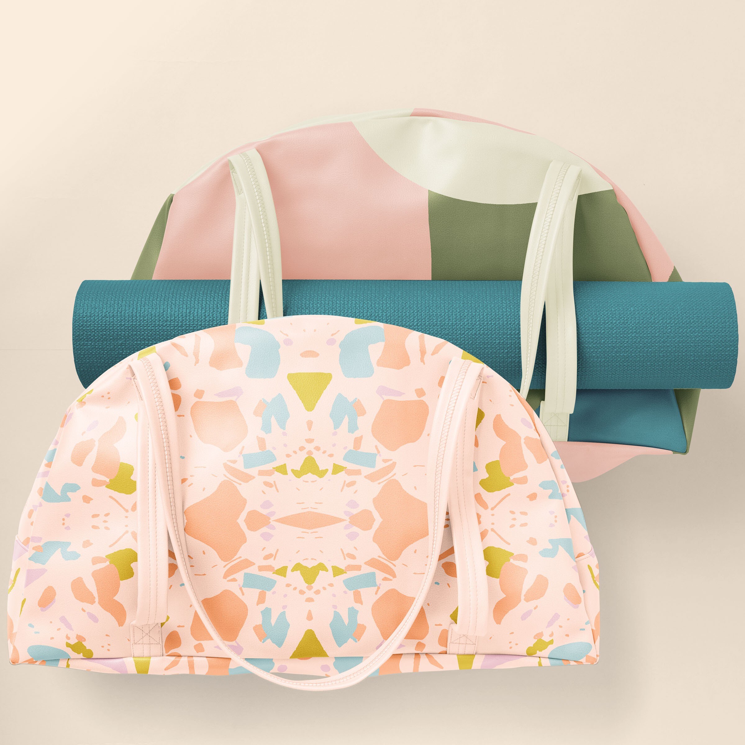 SOMEWHERE YOGA TOTE - VEGAN LEATHER