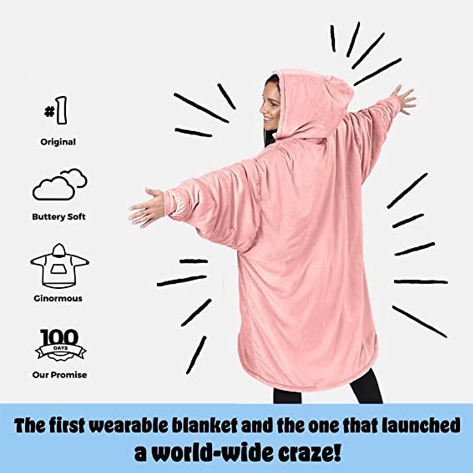 Wearable Blanket Sweatshirt For Women And Men 4
