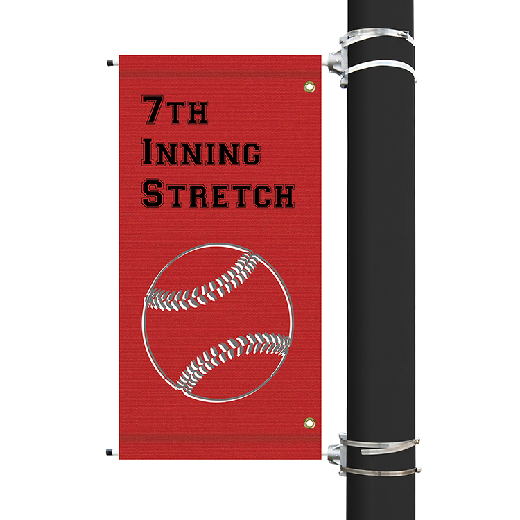 38" x 18" Custom Sunbrella™ Avenue Banner-3 Color Imprint 6