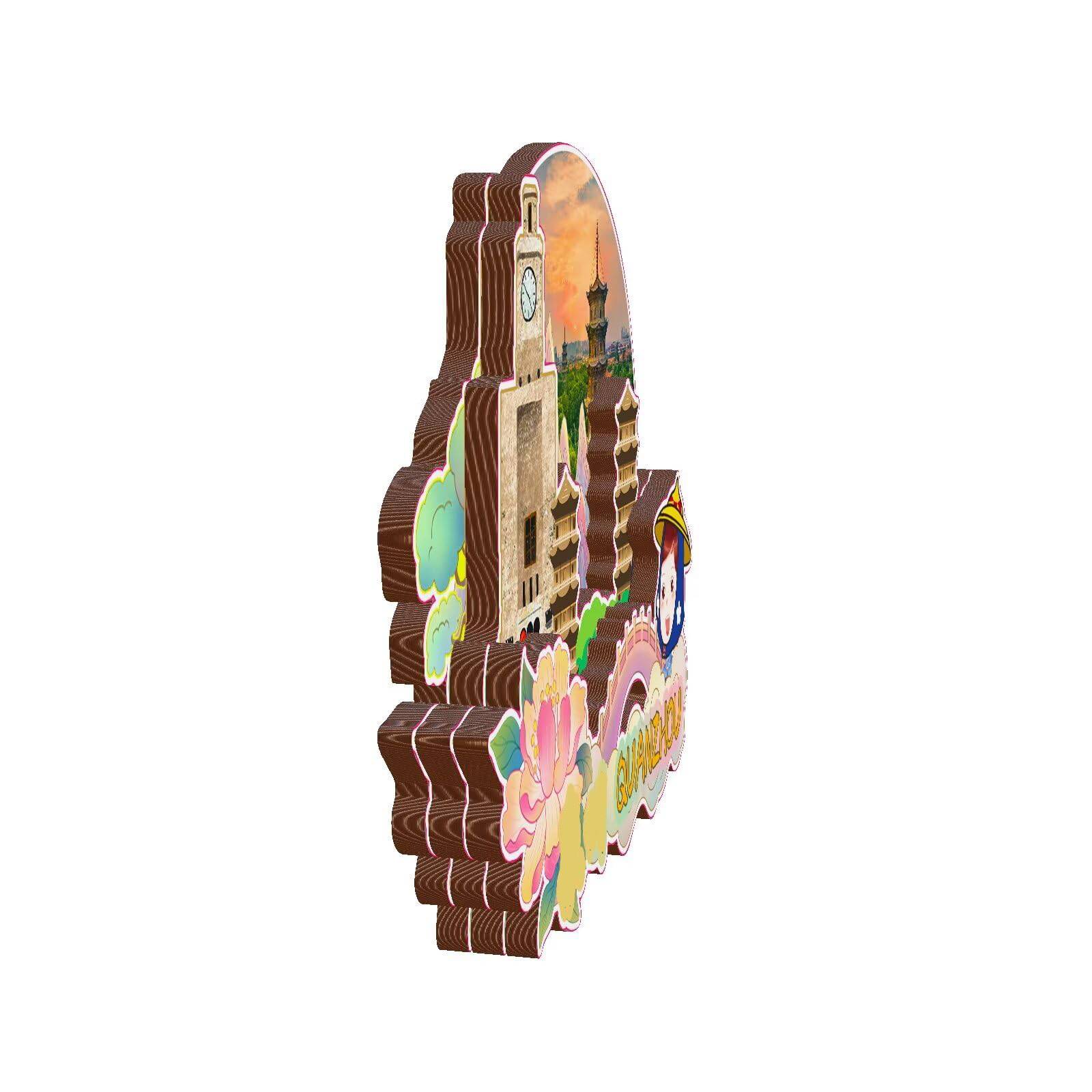 2D Wooden Fridge Magnets 2