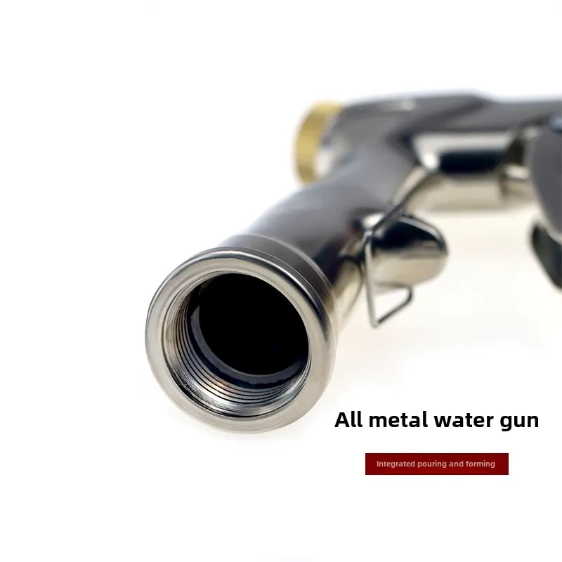 Wholesale Heavy Duty Zinc Alloy Garden Hose Nozzle with Lock Bar 5