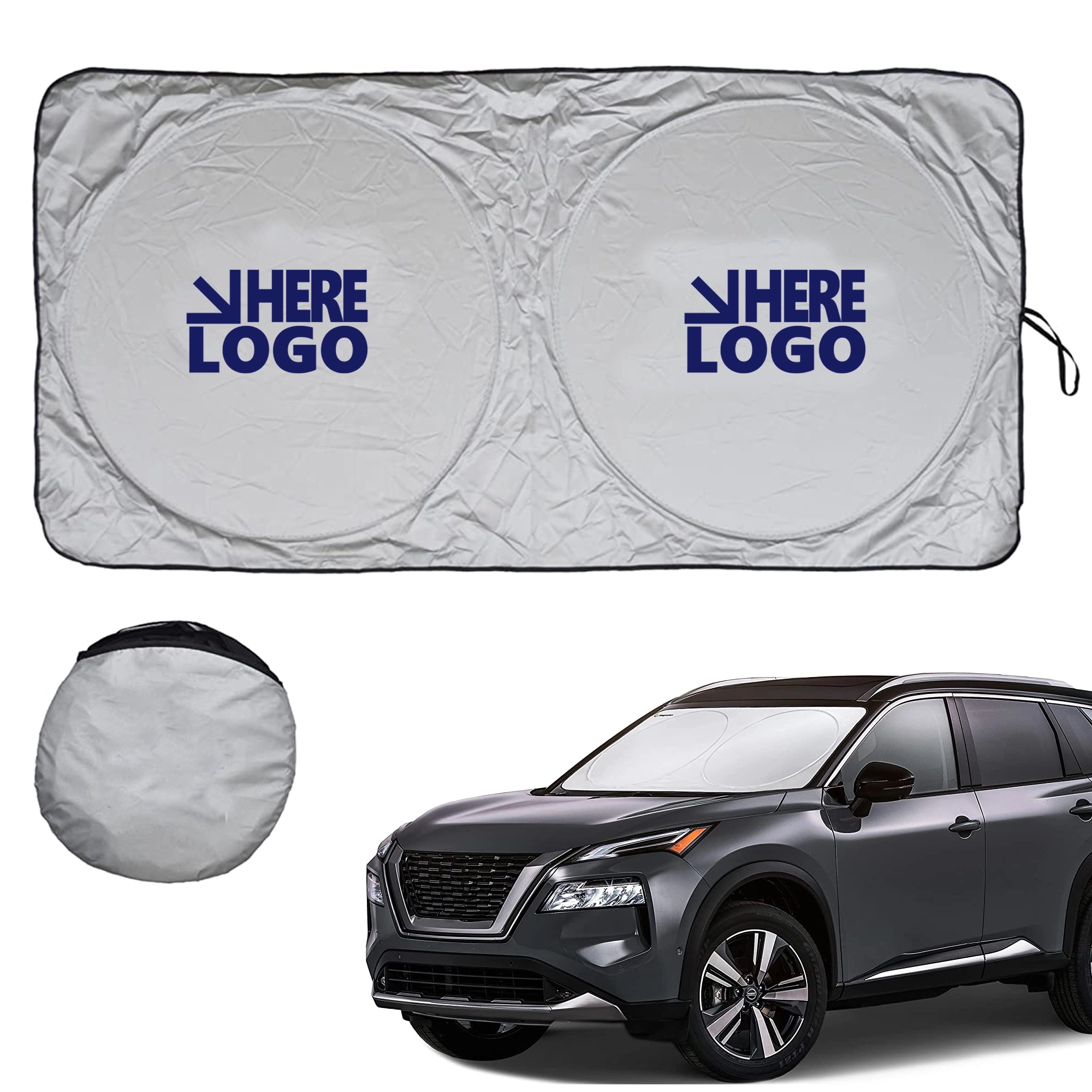 Car Visor for UV Rays Sun Heat Protection with Storage