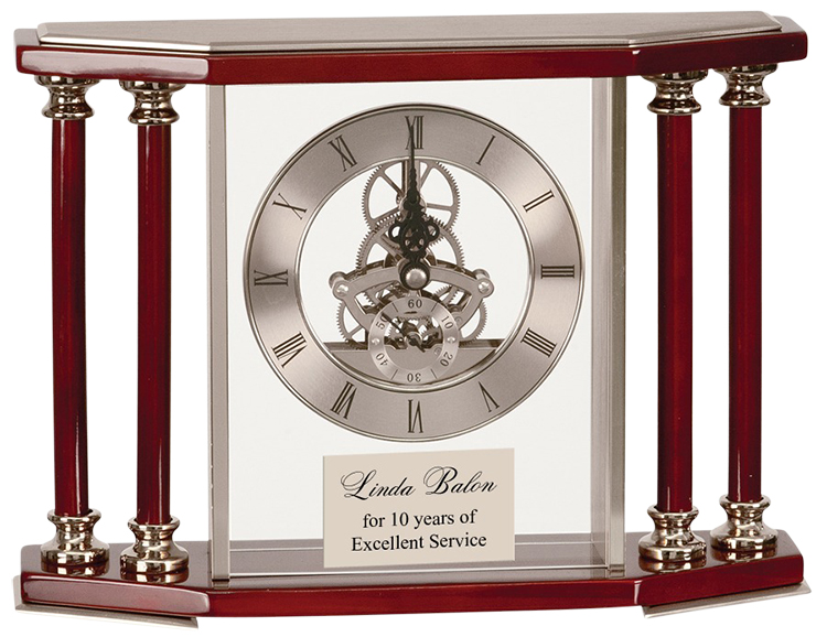 Bancroft Executive Clock-Silver 2