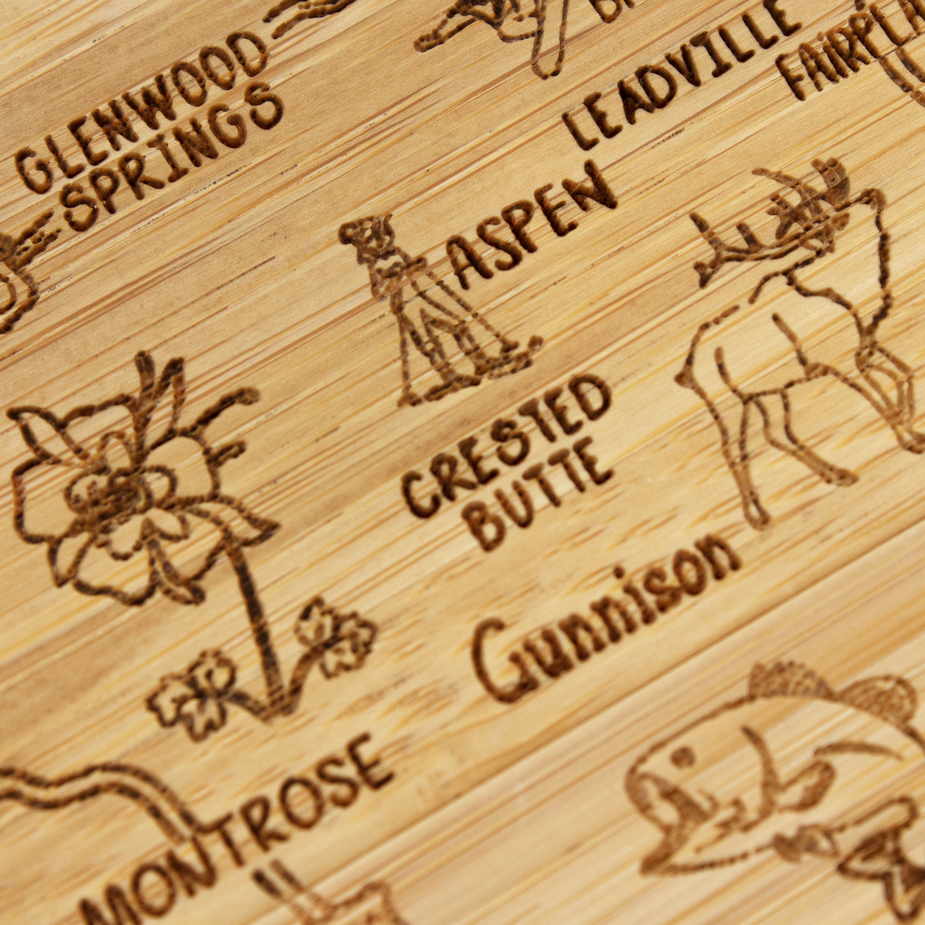 Colorado Puzzle Coaster Set 2