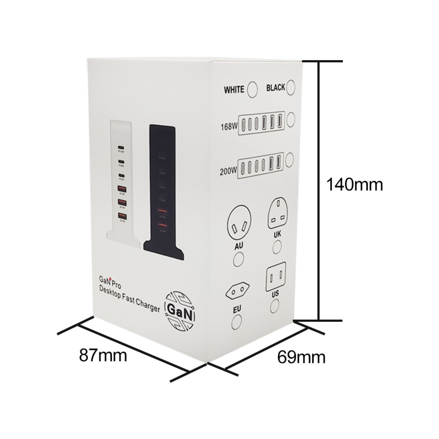 6-Port Speed Charge Station - 200 W 6