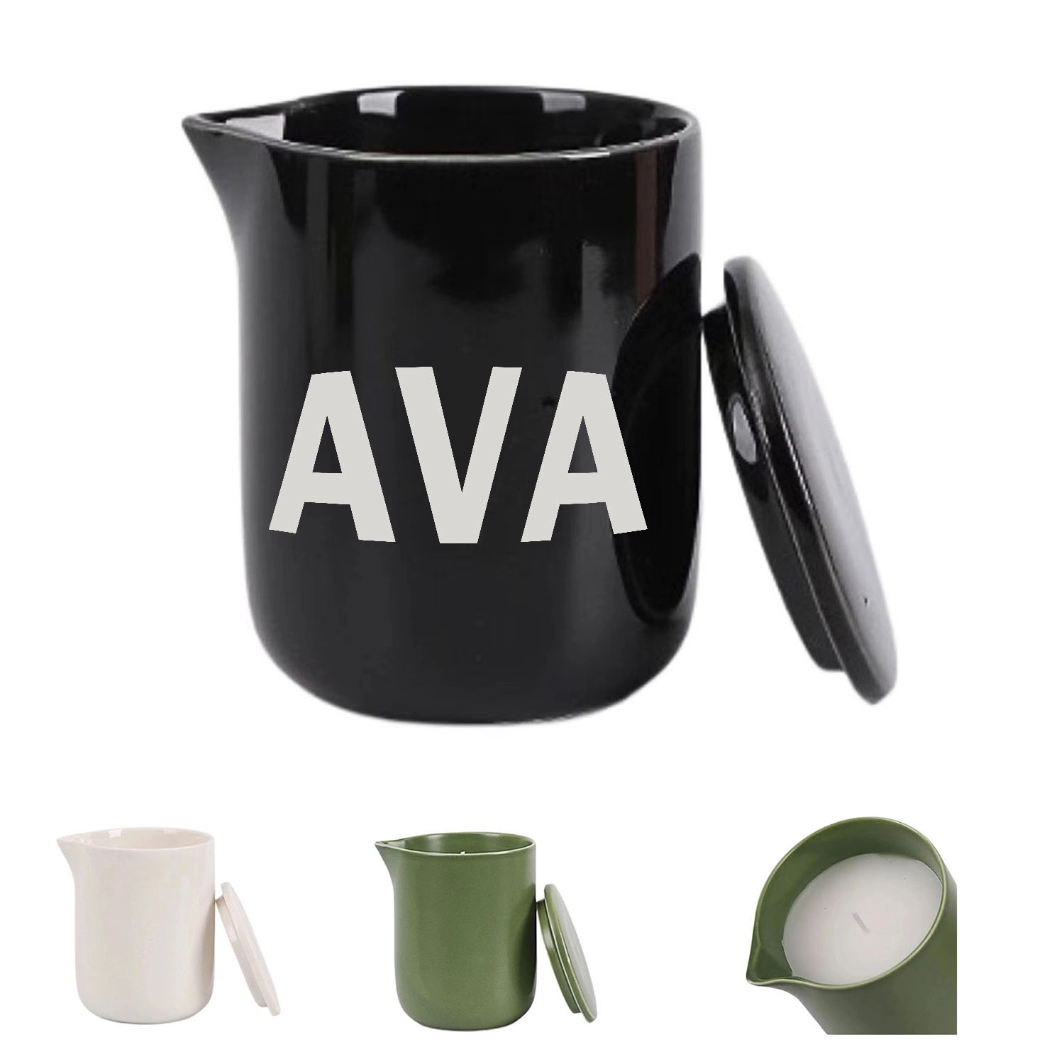 Matte Ceramic Candle Holder 3