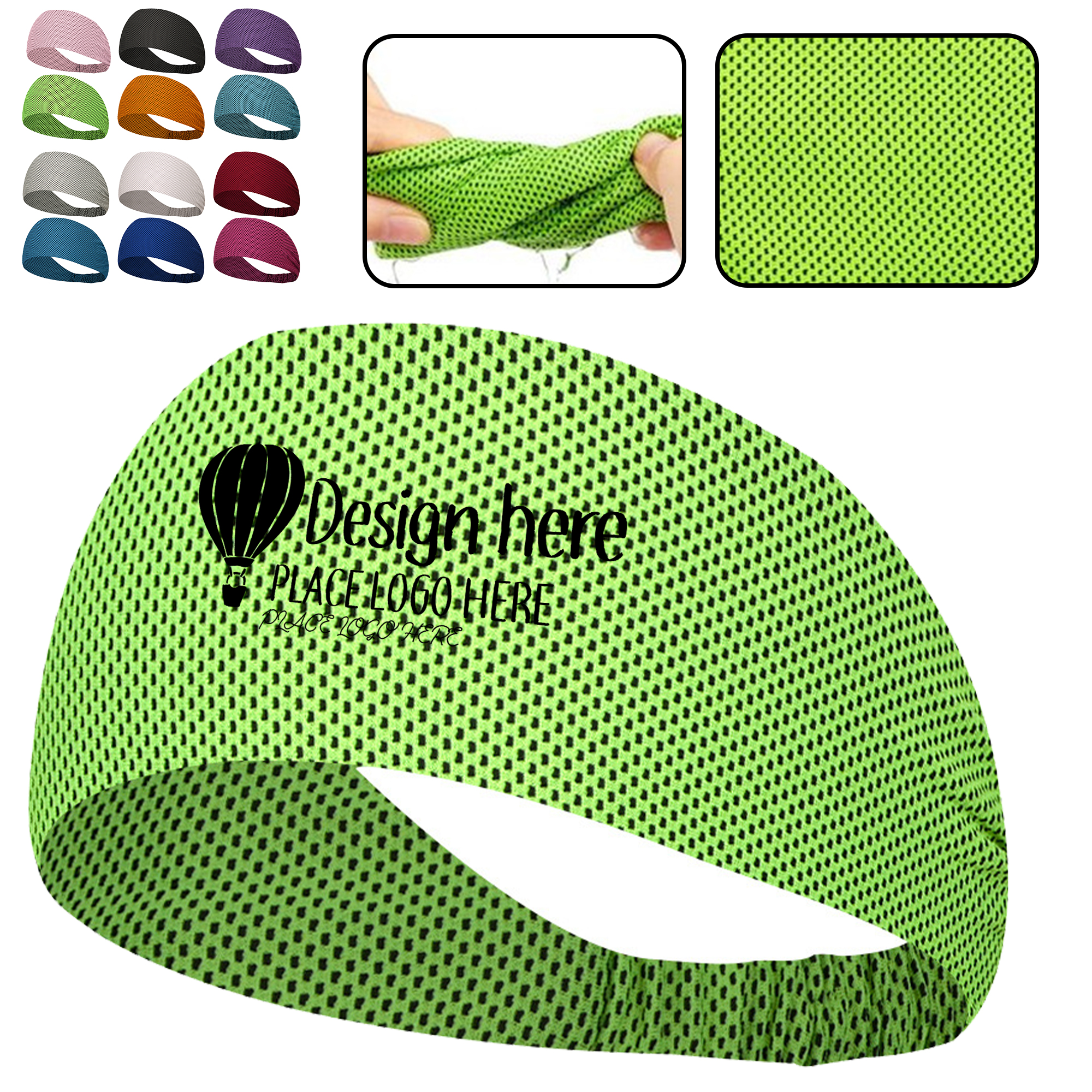 Ice Cooling Elastic Sport Headband 2