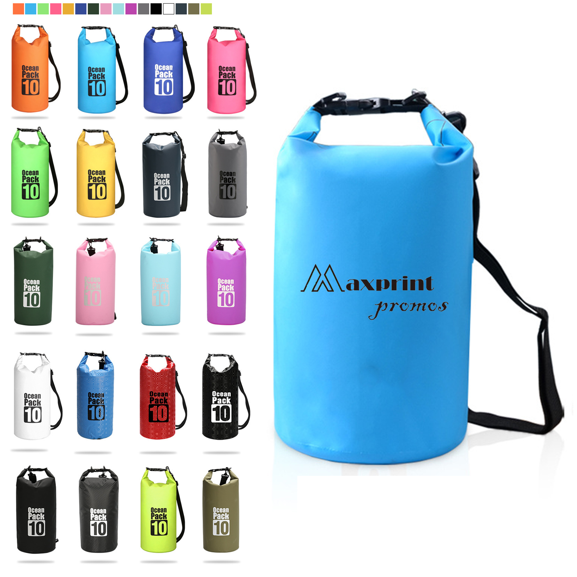 10L Outdoor PVC Bucket Backpack 3