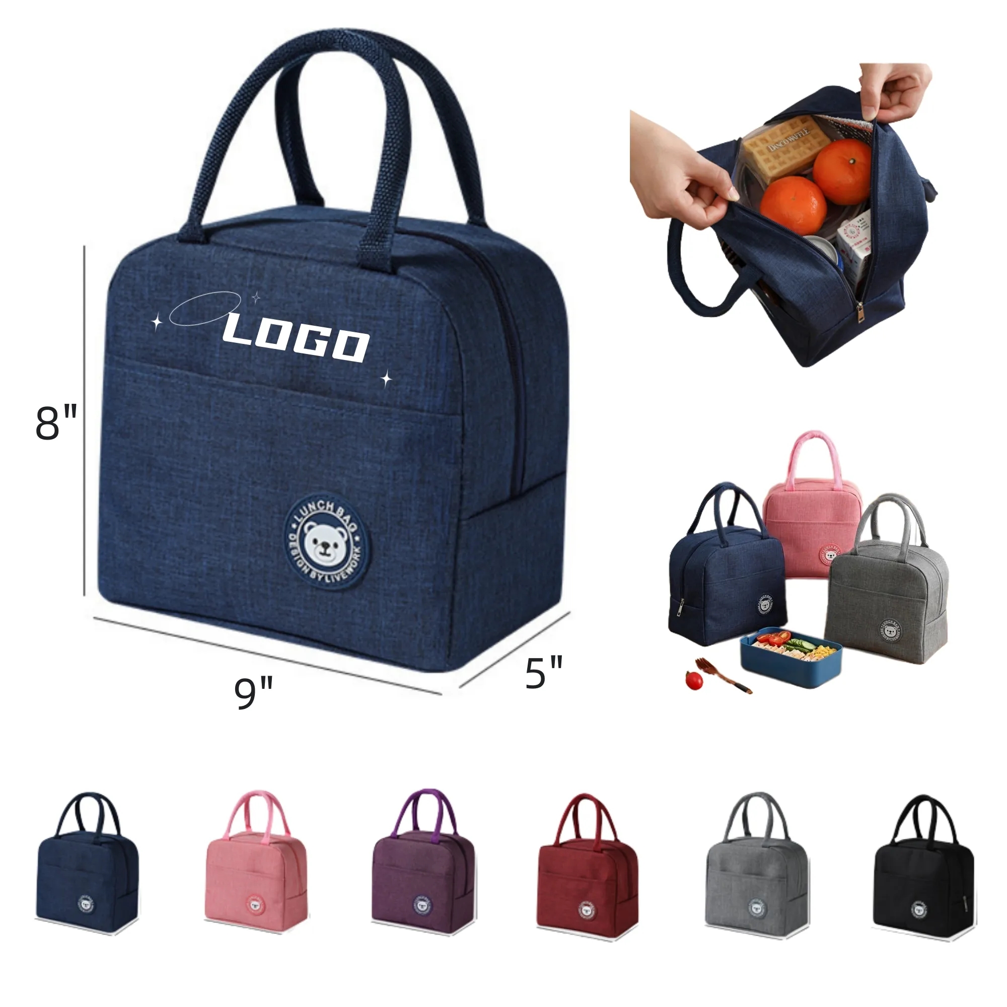 Oxford Lunch Insulated Bag For School Company