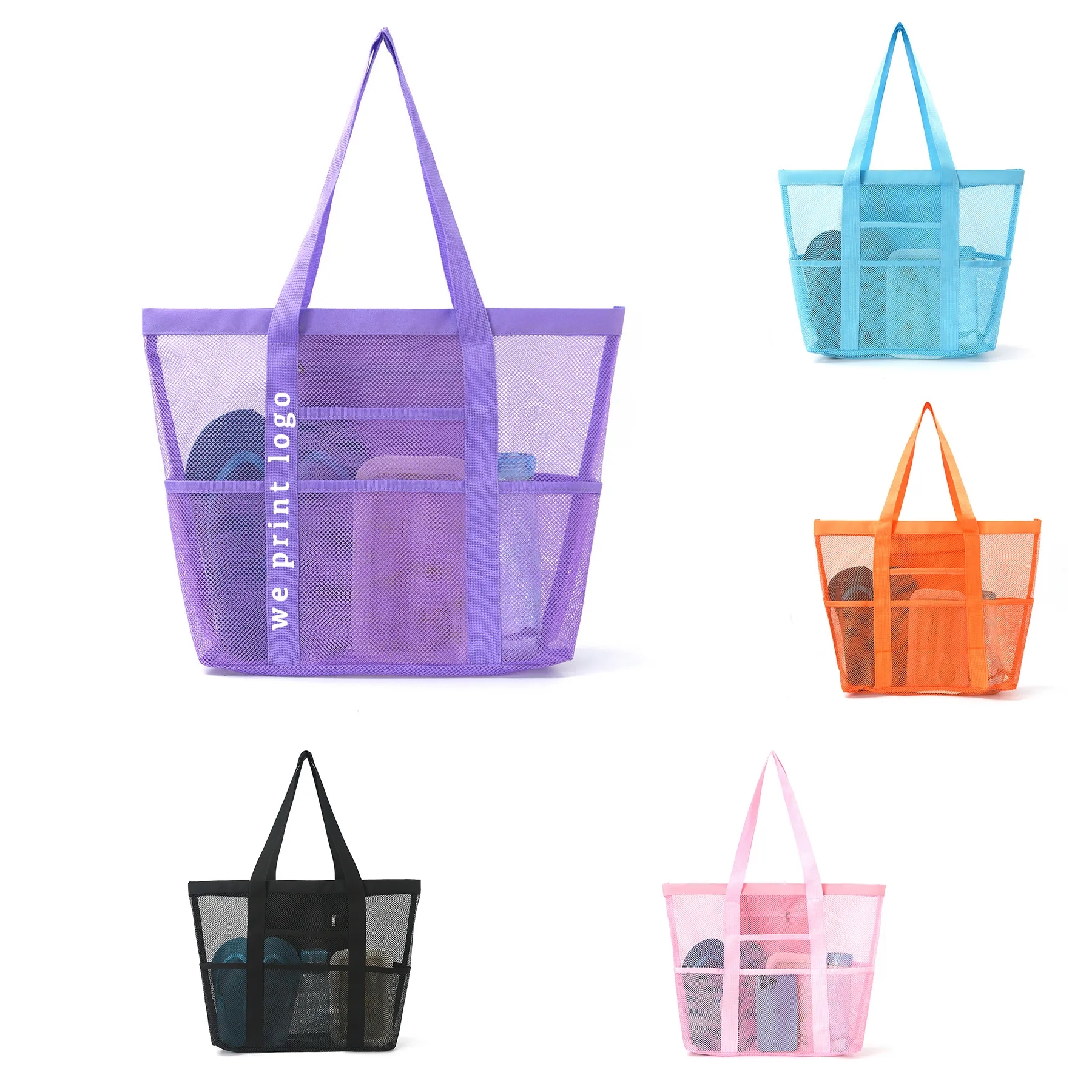 Mesh Beach Tote Bag 2