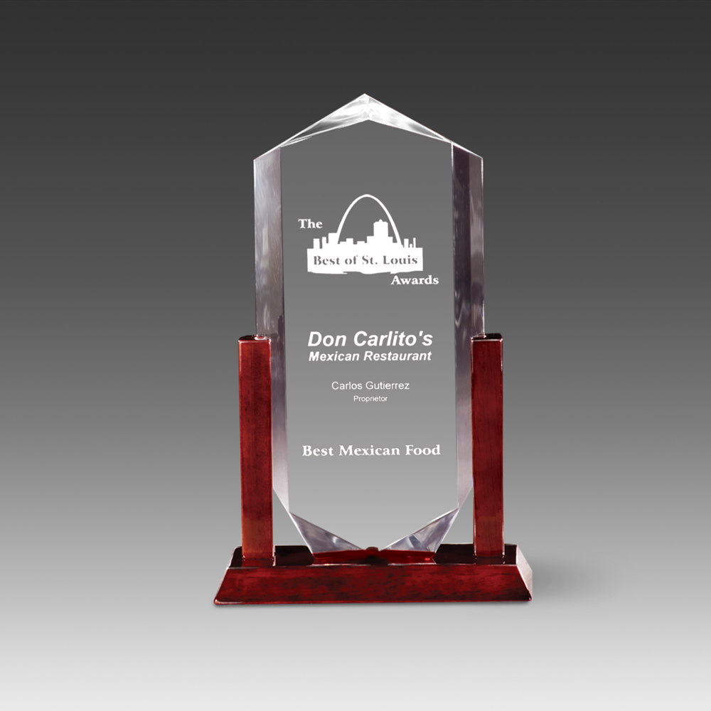 Royal Crown Faceted Award (6"x11"x3-1/8") 1