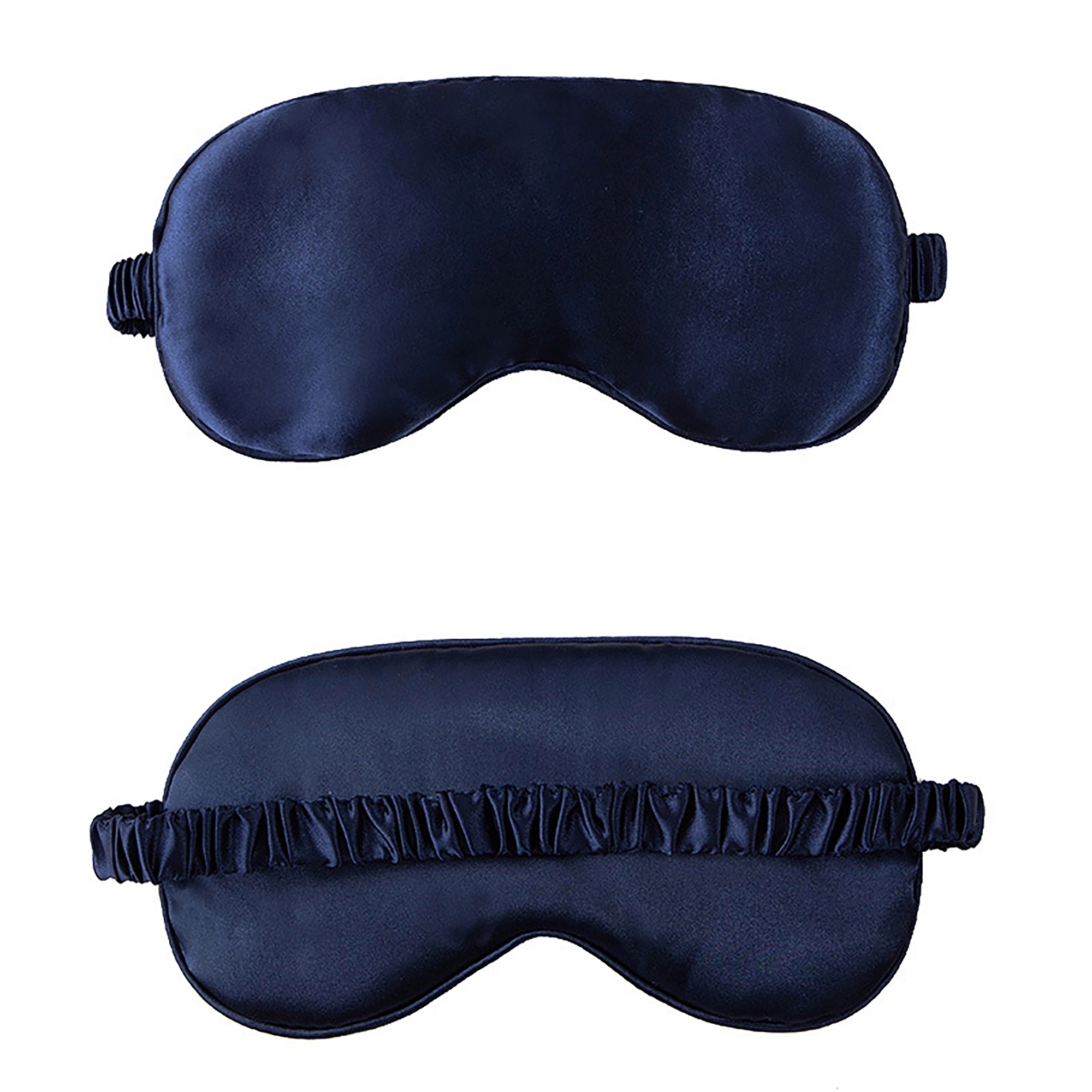MOQ 50pcs Travel Soft Imitated Silk Fabric Sleep Eye Mask 4