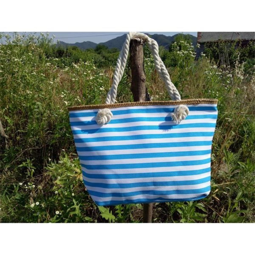 Beach Canvas Boat Tote, custom tote bag with logo imprint 3