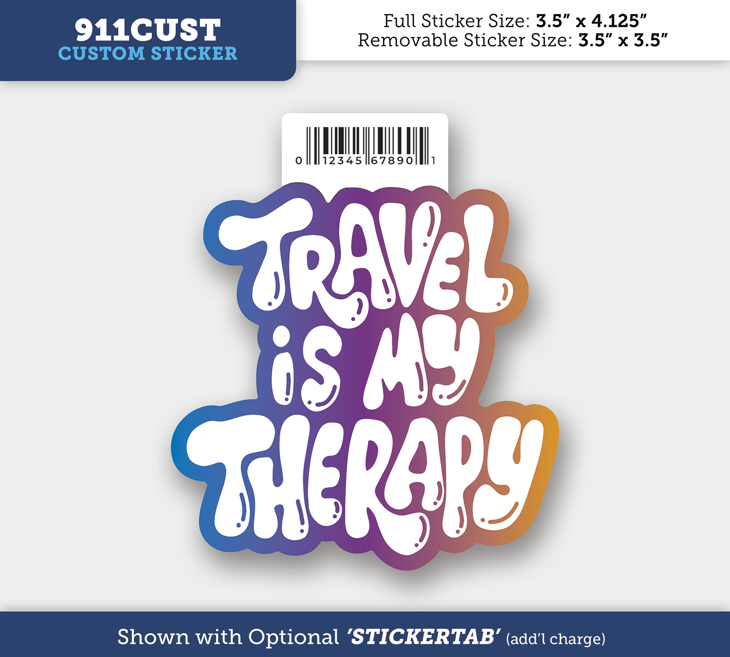 Permanent Writeable Matte Sticker -11 to 15 Square Inches 3