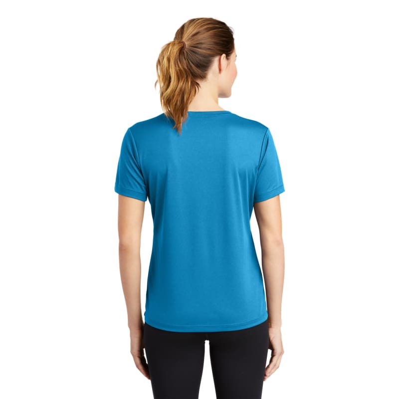 Sport-Tek Women's PosiCharge RacerMesh V-Neck Tee. 55