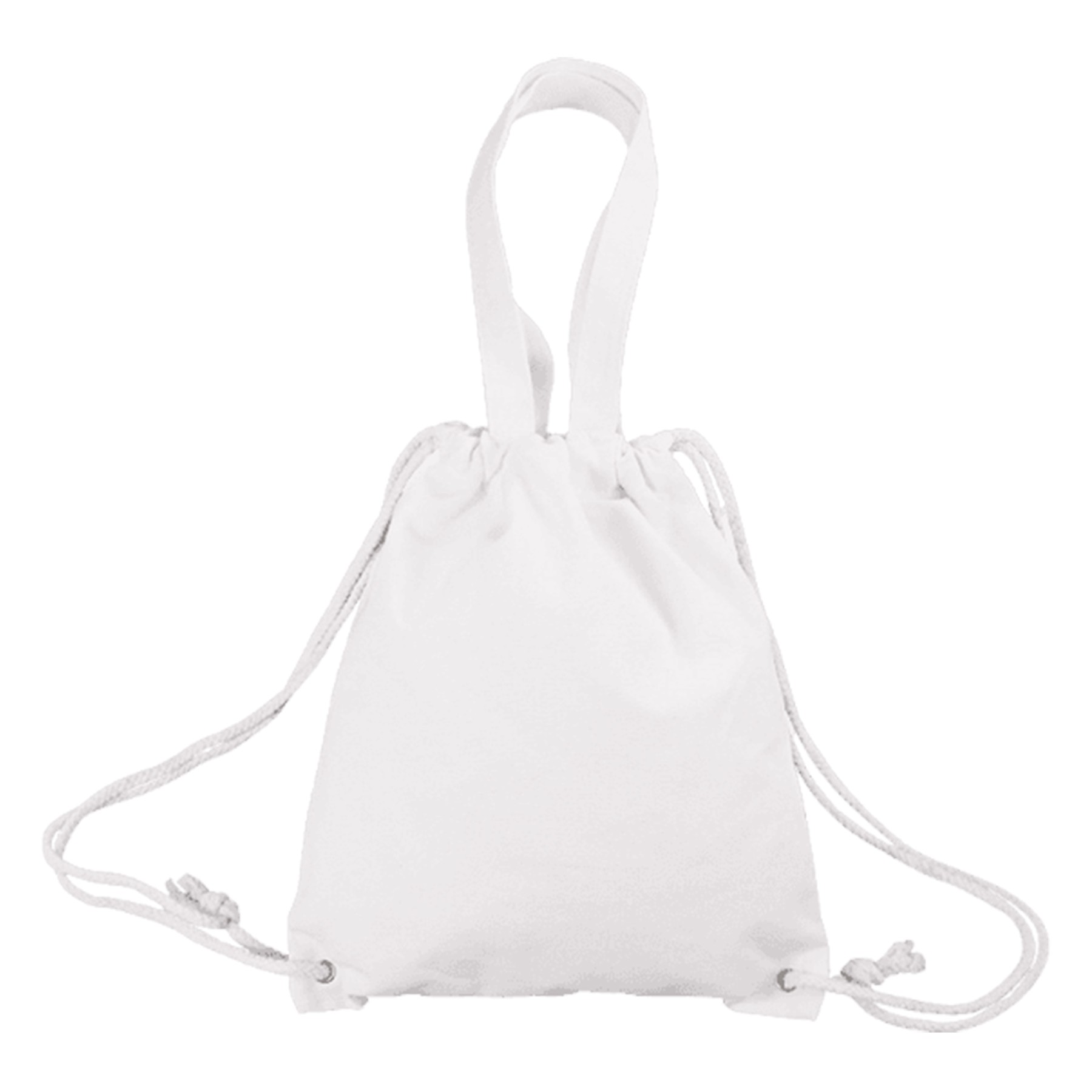 11.81X13.8 Inch Canvas Drawstring Backpack 8
