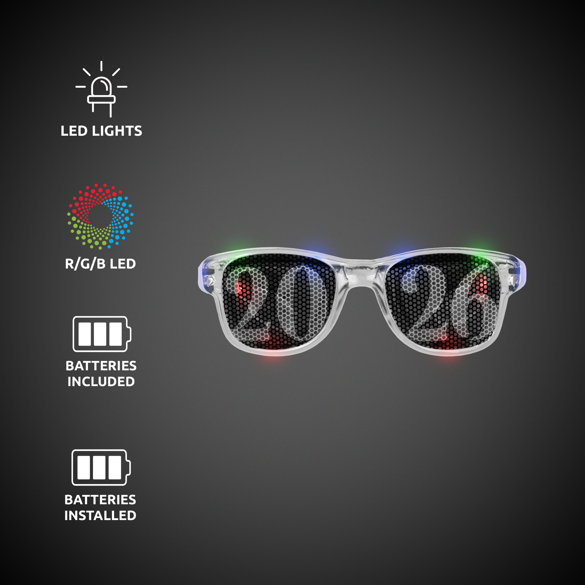 LED 2026 Retro Sunglasses(Blank Arms) 9
