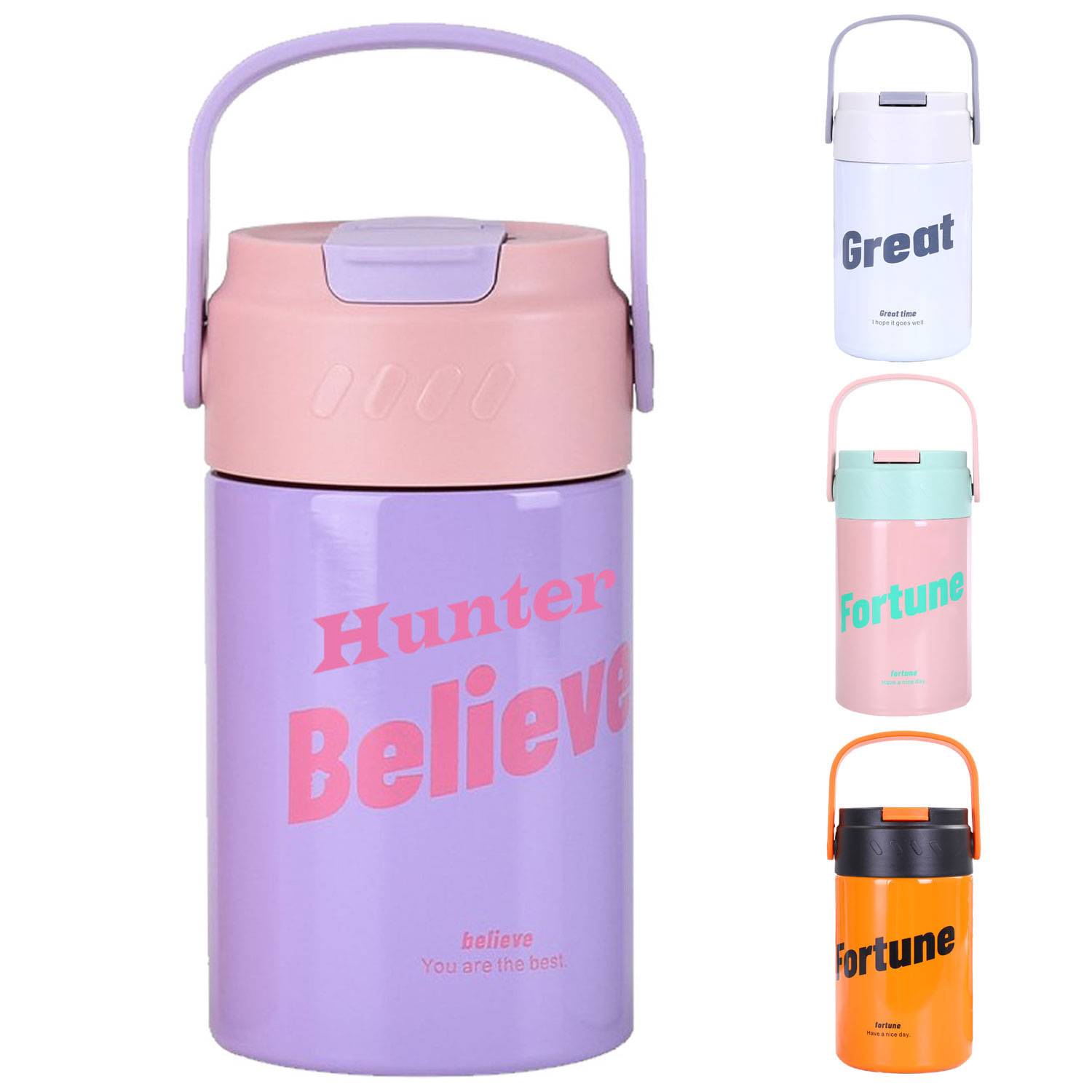17oz Stainless Steel Insulated Bottle Handle 13