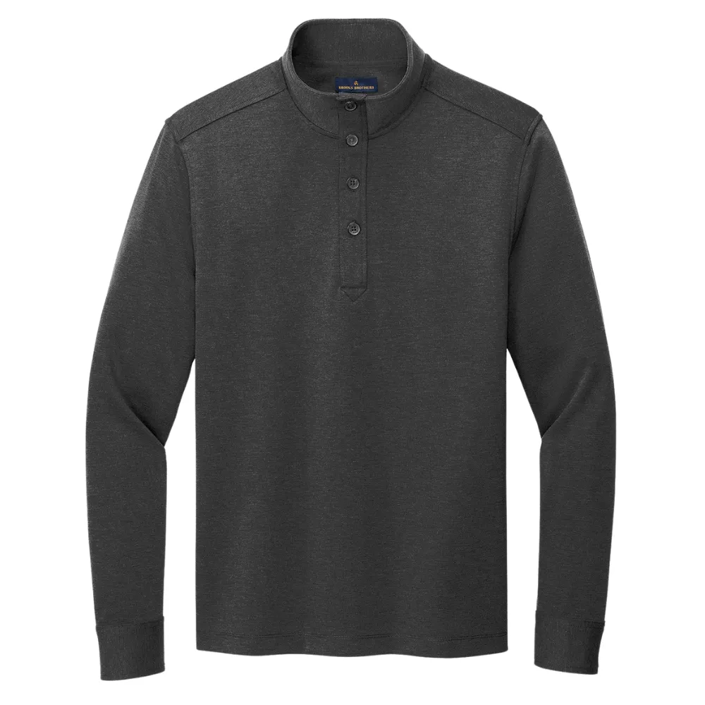 Brooks Brothers(R) Mid-Layer Stretch Half-Button 10