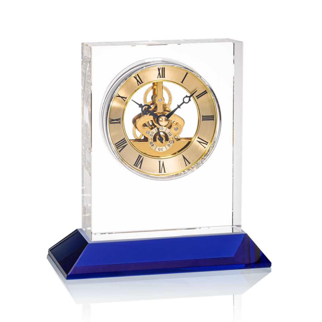 Ashland Clock on Base - Gold Dial 19