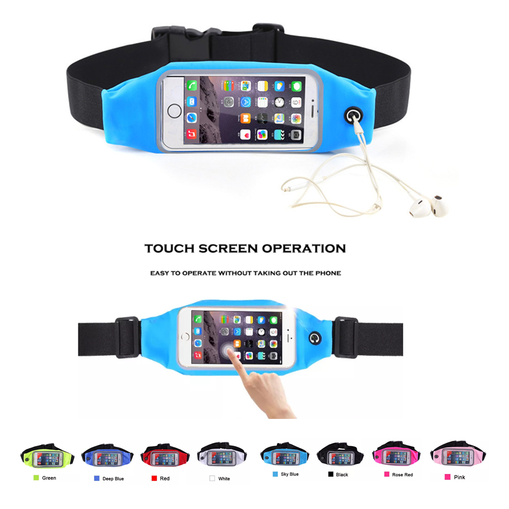 Reflective Outdoor Touch Screen Waist Bag Fanny Pack 4