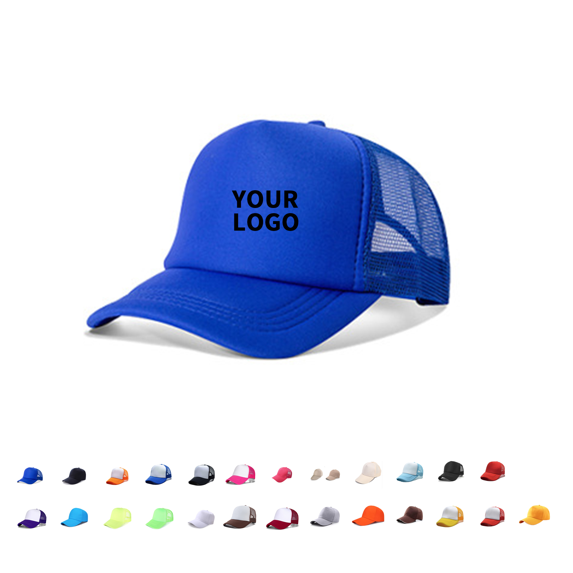 Adult Mesh Baseball Trucker Hat 16
