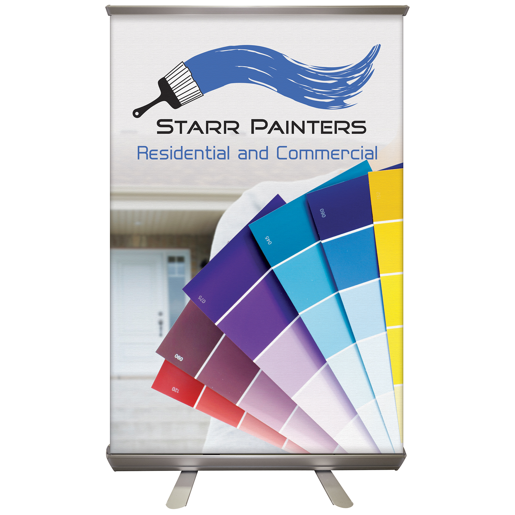 32" x 48" Custom Digitally Printed Retractable Banner Stand 11