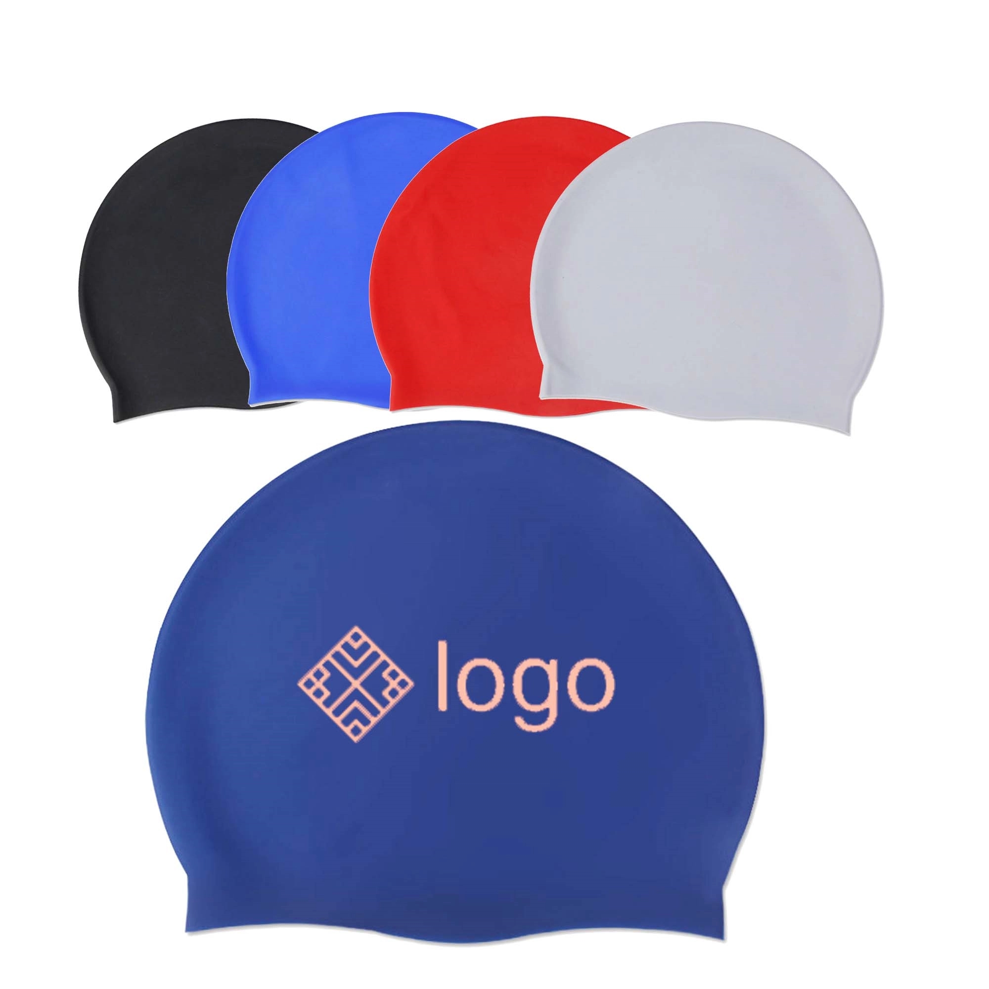 Universal Size Silicone Swim Cap 11