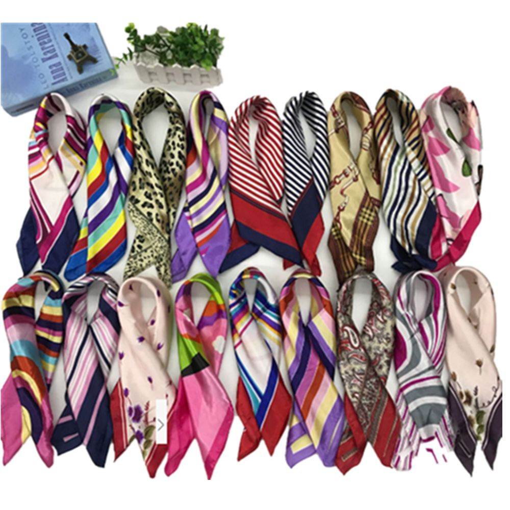 Premium Satin Silk Small Square Scarf 2