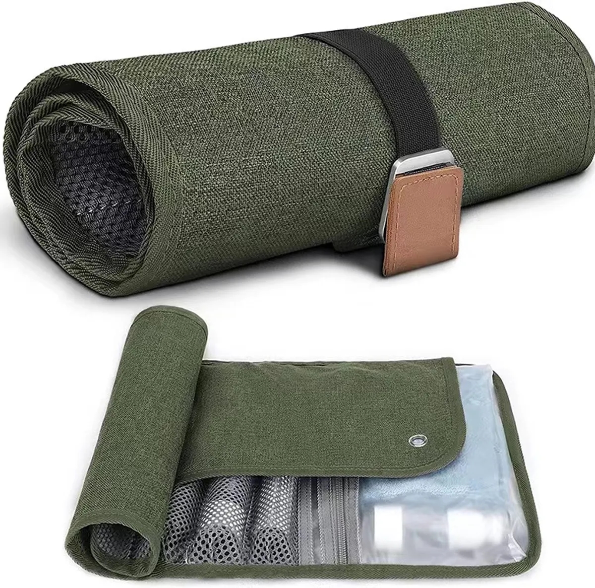 Custom Compact Toiletry Bag for Men with All-Over Printing 8