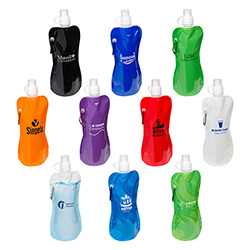 Flex Foldable 16 oz Water Bottle with Carabiner 23