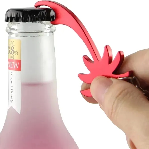 Metal Coconut Tree Bottle Opener Keychains 9