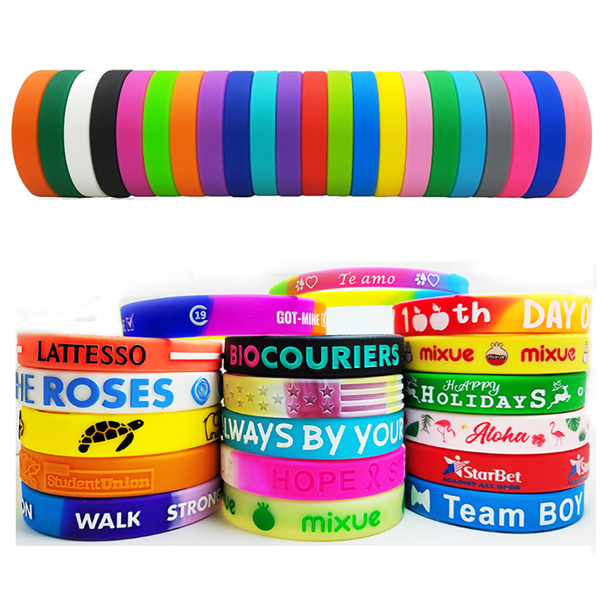 Multicolor Silicone Bracelet 1