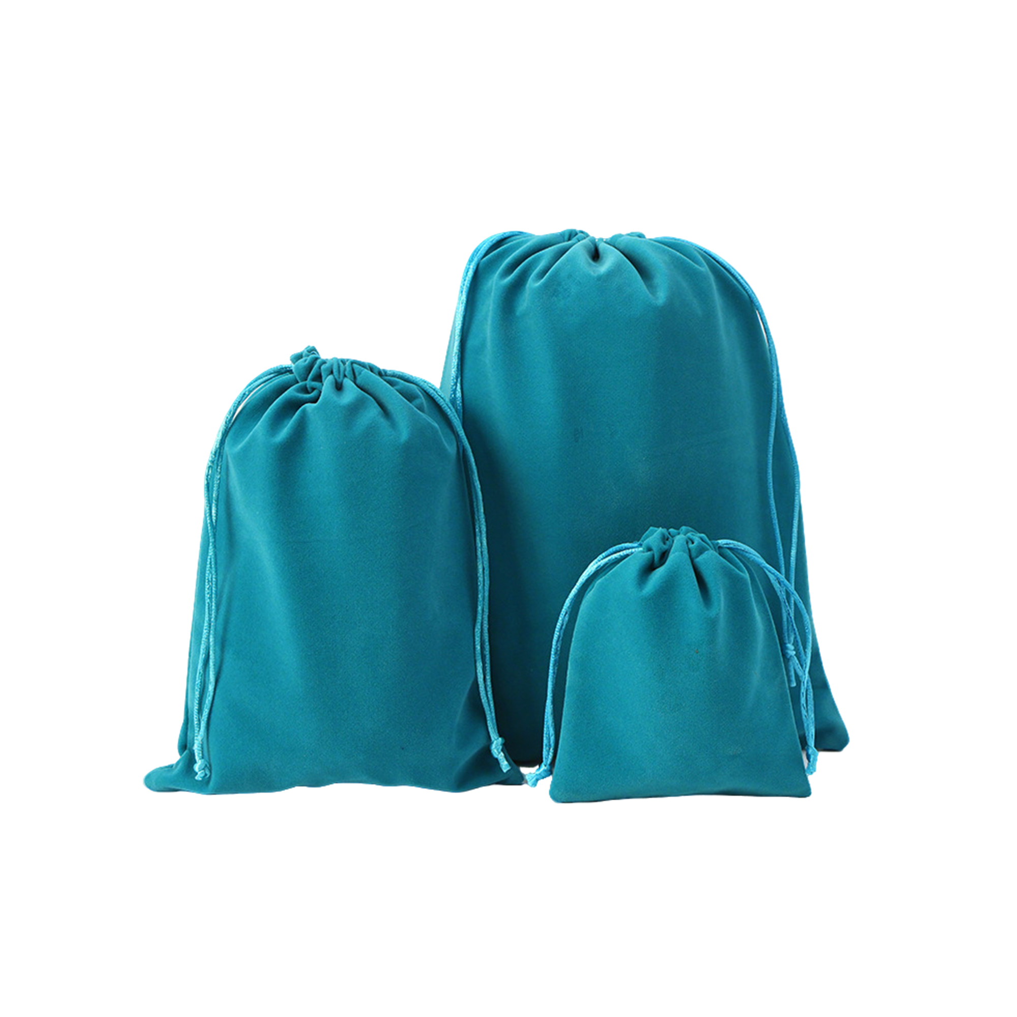 Flocked Drawstring Jewelry Storage Bag 7