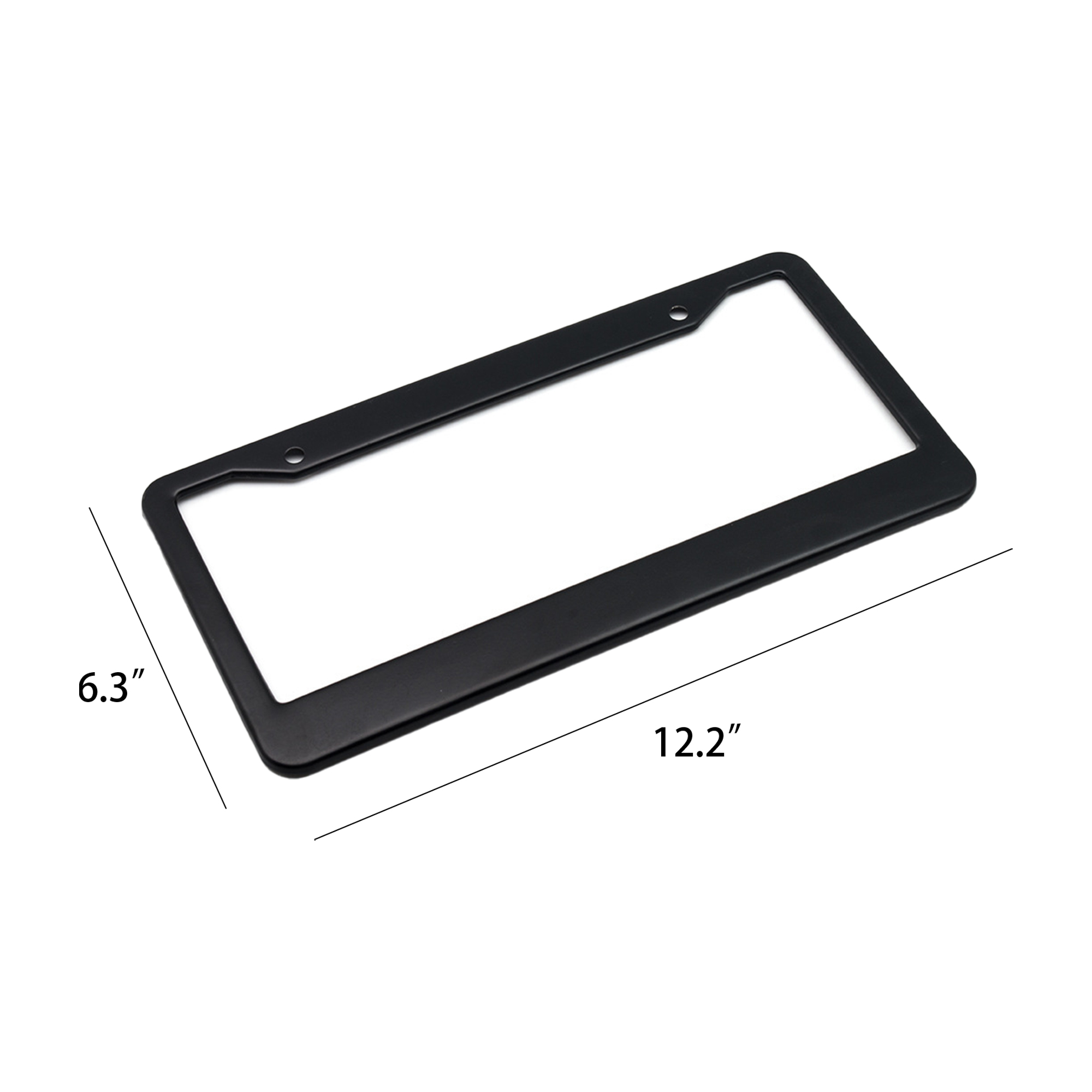 Aluminum license plate frame 1